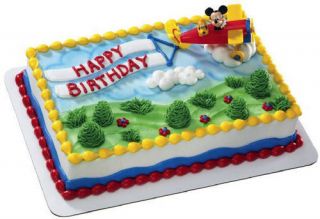Bakery Supplies Airplane Pluto Cake Topper Mickey Mouse