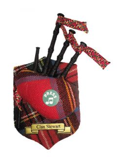 Great Gift Scotland Tartan Musical Clan Magnet Bagpipes Stewart