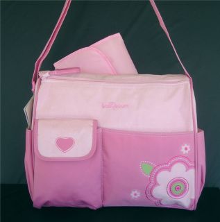 Baby Boom 3 PC Simplicity Diaper Bag Set Pinks