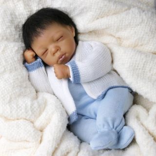 So Truly Real Realistic African DeShawn Baby Boy Doll