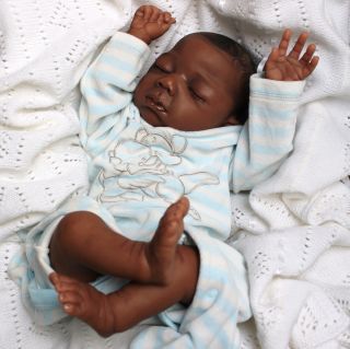 Beautiful Life Like Ethnic Reborn Baby Boy Doll Baylee by Lorna Miller 