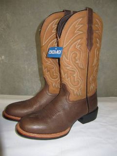 Acme AC224 Brown Roper Leather Western Boots Double H