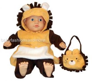baby halloween lion costume 3 pc size 3 6 months nwt