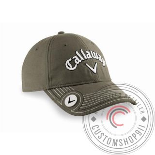    Magna Sport Adjustable Cap Olive Golf Tour Authentic Hat Ball Marker