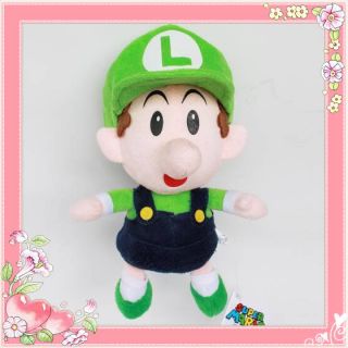   Sport Collectible 2 Baby Super Mario Plush Toy 22cm Luigi Teddy