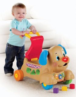 Fisher Price Laugh Learn Stride to Ride Puppy Kids Walker W9740