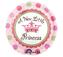 Its A Girl New Little Princess 18 Balloons Baby Shower New Baby w 