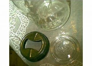 Vintage 5 Presto Ball Perfect Mason Jar Glass Lid