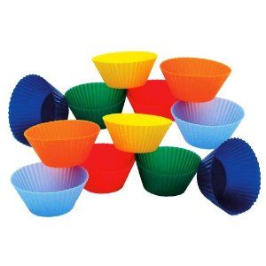 Kitchen Supply Silicone Baking Cups Set Muffin Mold Jelly USA Seller 