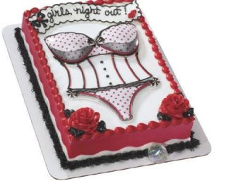 Bachelorette Party Cake Decoration KTI New
