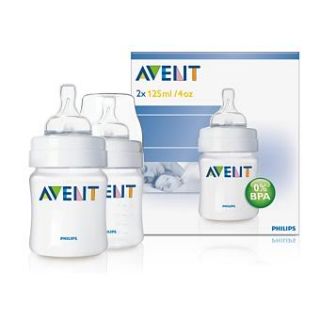 Avent 4oz / 125ml Feeding Baby Bottle (Twin pack)