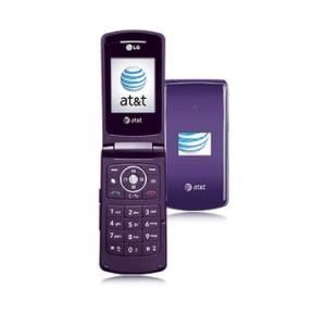 LG CU515 PTT Camera Flip Purple Phone FOR AT&T