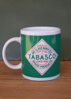 Mug Coffee Tabasco Green White Red Houston Harvest Cup