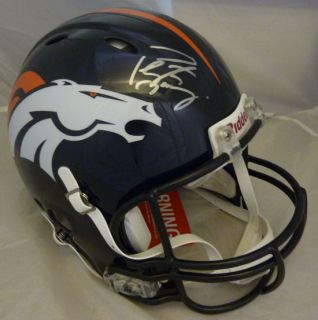 Peyton Manning Autographed Signed Denver Broncos Revolution Helmet Mm 