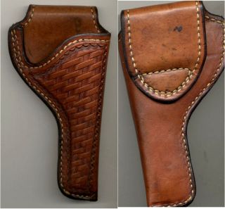 leather holster for vintage/antique Colt .32 Police Positive 4 barrel 