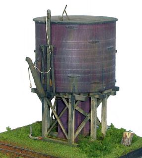 BANTA MODELWORKS DSP P RAILROAD BAKER WATER TANK O Structure Wood Kit 