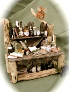 DOLLS HOUSE MINIATURES A Hooting Experience Table