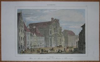 1838 Print St Martin Church Bamberg Germany 175