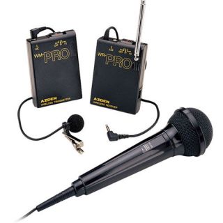 Azden Wms Pro Wireless Mic Lavalier Microphone Wms Pro