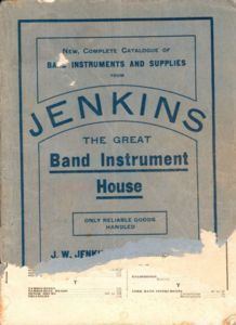1908 Jenkins Band Instruments Catalog on CD