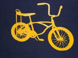 Vintage Banana Seat Bicycle T Shirt Schwinn Awesomely Funny