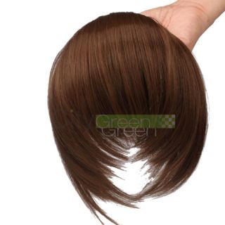 Party Women Clip in on Bang Fringe Synthetic Straight Hair Extension 