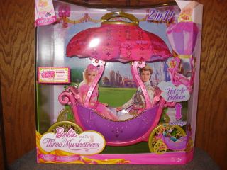 Barbie Three Musketeers Magical Balloon Carriage New