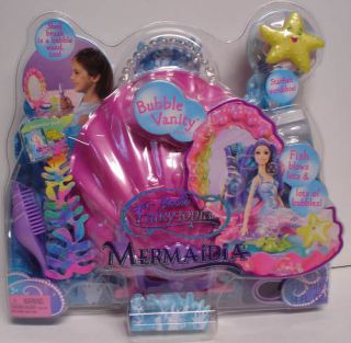Barbie Fairytopia Mermaidia Bubble Vanity Set New