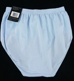 Bali Barely There 2988 Microfiber Seamless Lt Blue Brief Panty 8 9 