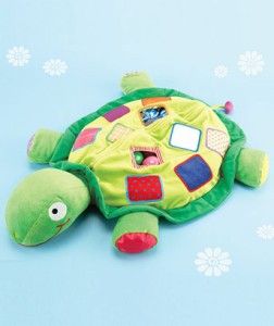 INSTOCK Infant Plush Turtle Ball Pit Learning Activity Toy Set Shell 