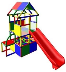   Climbing Play Structure Jugle Gym Ball Pit Slide Safety Rated
