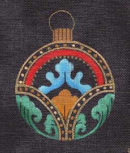 Leigh Design Russian Dynasty Alexis Handpainted Needlepoint Canvas 4 