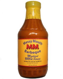 Messy Mouth BBQ Barbeque Sauce Mustard Great on Beef Chicken Pork