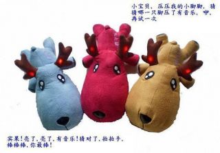 Music Color Deer，Baby Toys，Lovely Deer Toy Deer