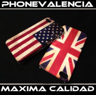 Pack 2 Fundas Carcasas iPhone 4 4S Bandera USA Y UK Somos Powerseller 