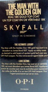 OPI Nail Polish ♥♥♥ Skyfall 007 ♥♥♥ EDT Collection 1 X15ML 