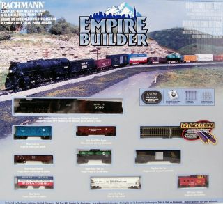 Bachmann N Scale Train Set Analog Empire Builder 24009