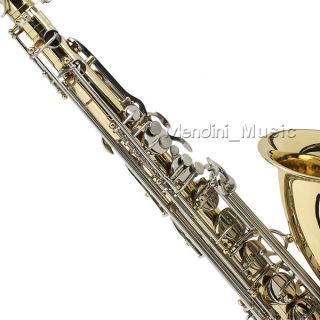 New Student Gold Nickel Tenor Saxophone Sax $39 Tuner