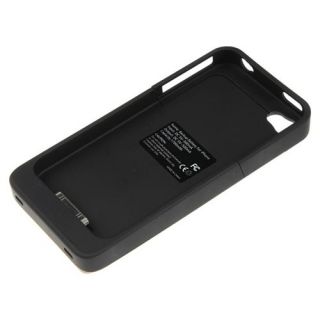 New Black 2500mAh External Backup Battery Charger Case for iPhone 4 4G 