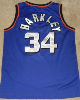 Charles Barkley Autographed Jersey Suns w Proof