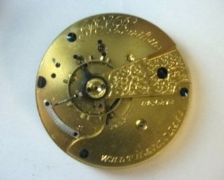 1880 Waltham PS Bartlett Pocket Watch S18 Model 1877 Antique 