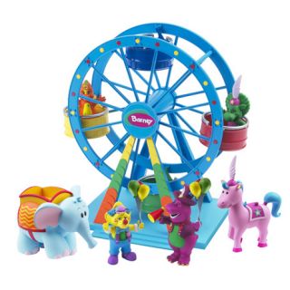 Barney the Dinasaur Ferris Wheel Fairground Playset and Figures NEW 