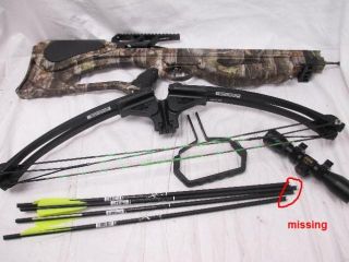 As Is Barnett 78071 Outdoor Sport Hunting Quad 400 Compound Crossbow 