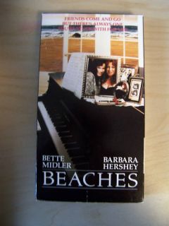Beaches Bette Midler Barbara Hershey John Heard VHS 012257797039 
