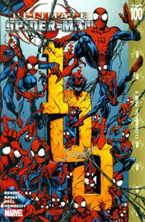Ultimate Spiderman 100 Signed by Artist Mark Bagley