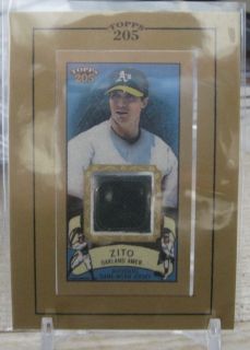 brand 2003 topps 205 card barry zito ga me used condition near mint 