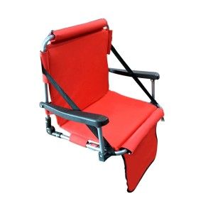 Red Premium Stadium Chair with Back by Barton Outdoors