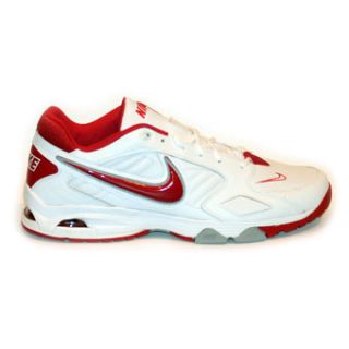 Nike Air Diamond Trainer Mens Baseball/Softball Shoes White/Red 14