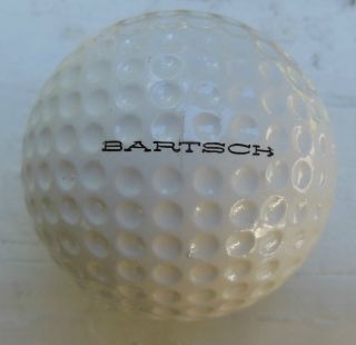 Antique Golf Ball Bartsch 4th and Last Time of Evolution of The Golf 