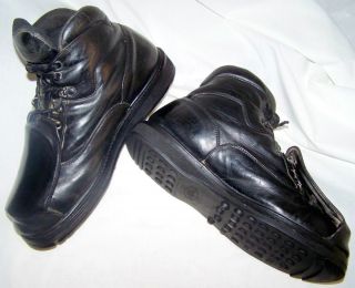   Umpire Softball Baseball Protective Gear Black Lace Up Shoes